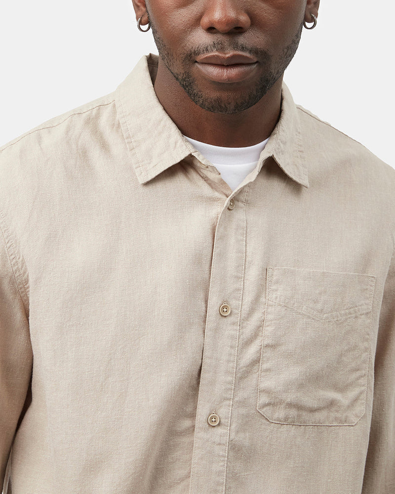 Hemp Button Front Shirt-4
