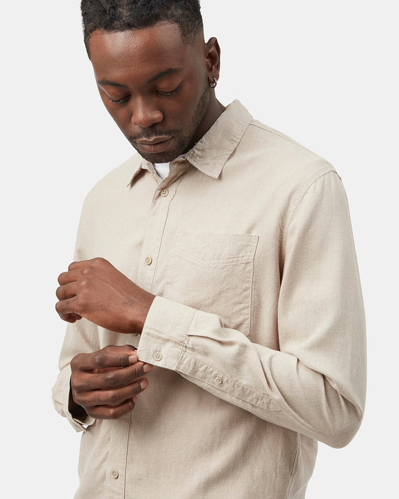 Hemp Button Front Shirt-6