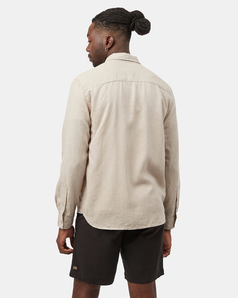 Hemp Button Front Shirt-3