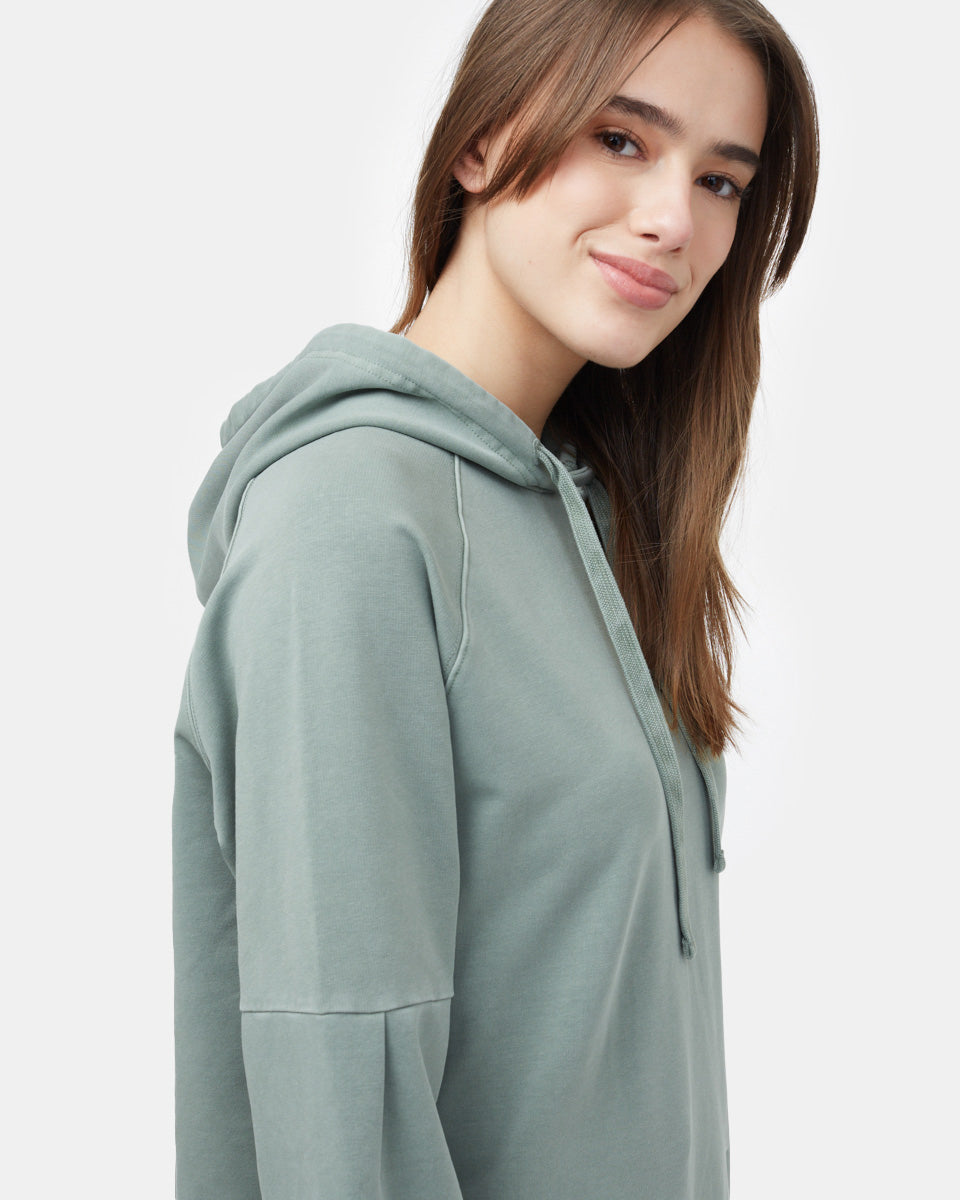 Oversized French Terry Hoodie Dress-4