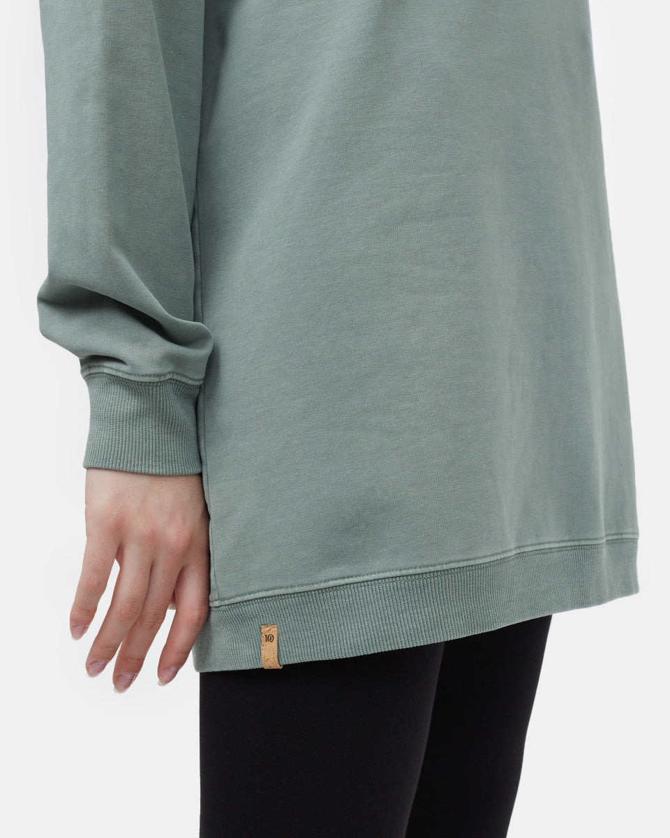 Oversized French Terry Hoodie Dress-5