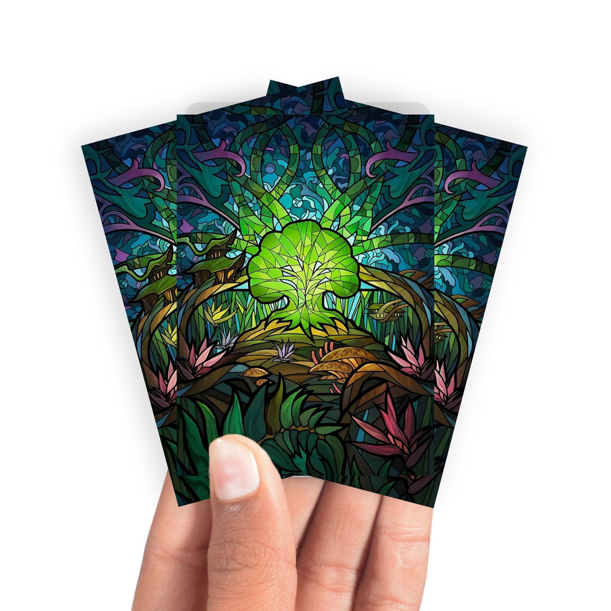 Green Mana Card Sleeves-3