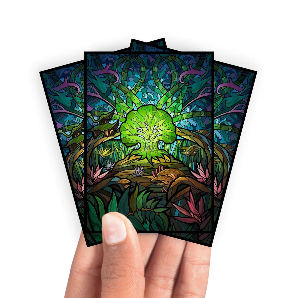 Green Mana Card Sleeves-1