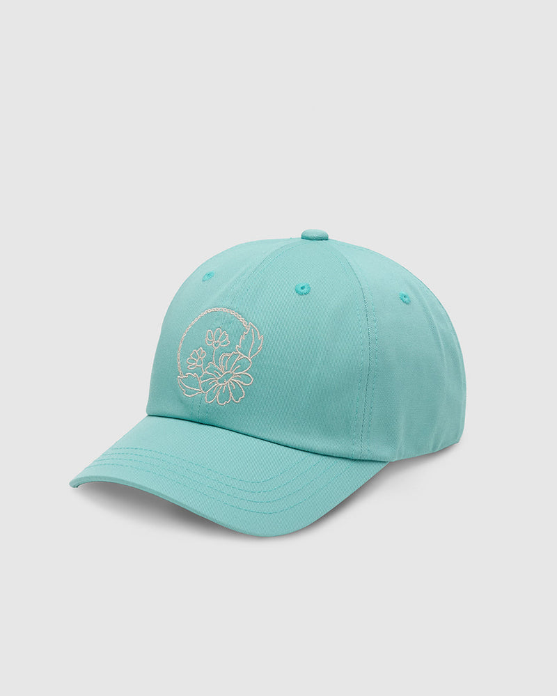 Daisy Embroidery Peak Hat-1