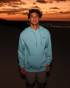 Haiti Palm Logo Relaxed Hoodie-2
