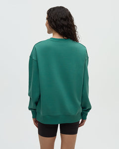 Amazon Greenery Relaxed Logo Crew-3