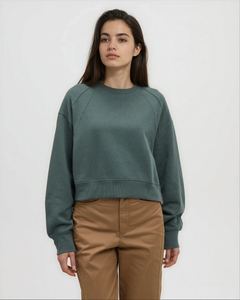 Bluffs Cropped Crew-2