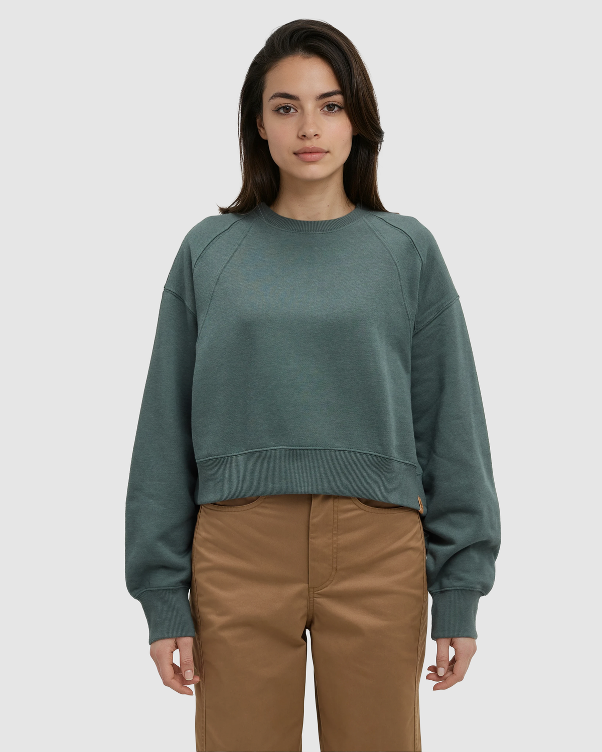 Bluffs Cropped Crew-1