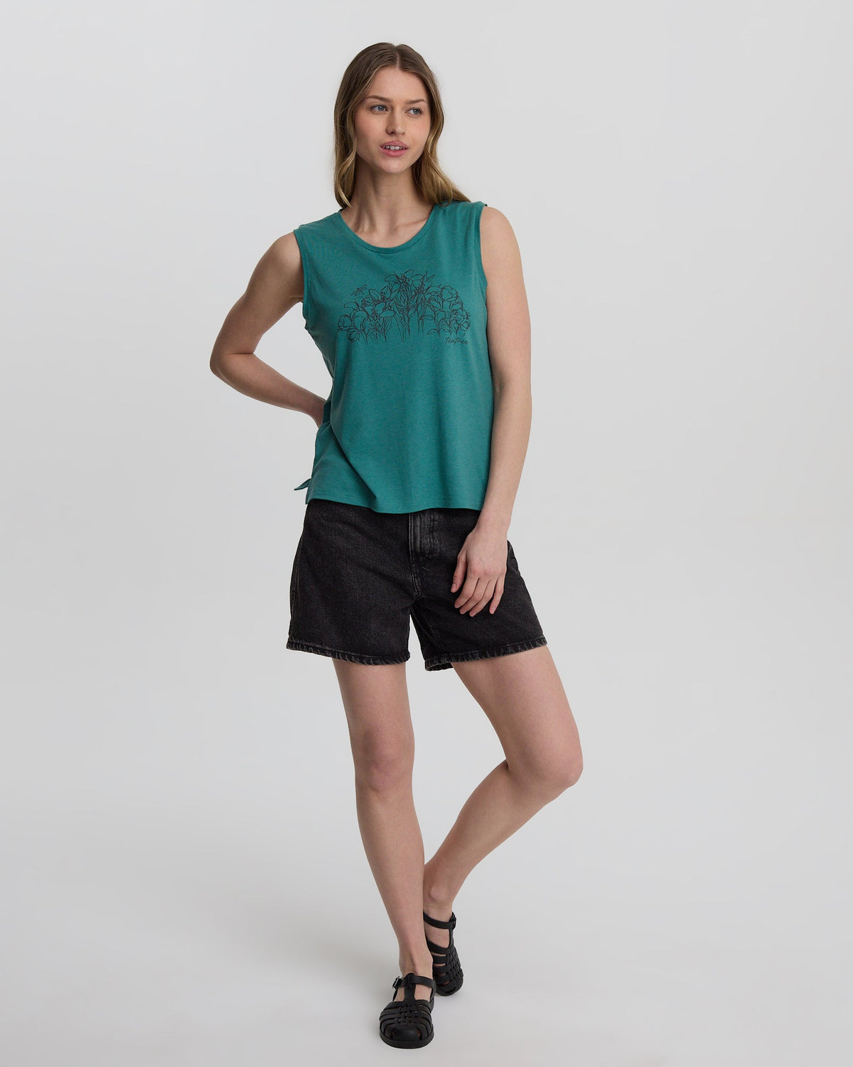 Lakeside Florals Tank-2