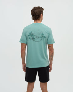 Haiti Palm Overlay T-Shirt-1