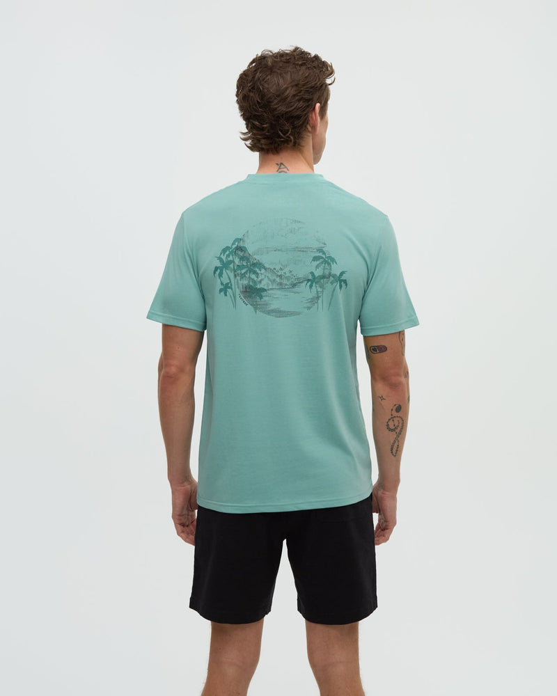 Haiti Palm Overlay T-Shirt-1
