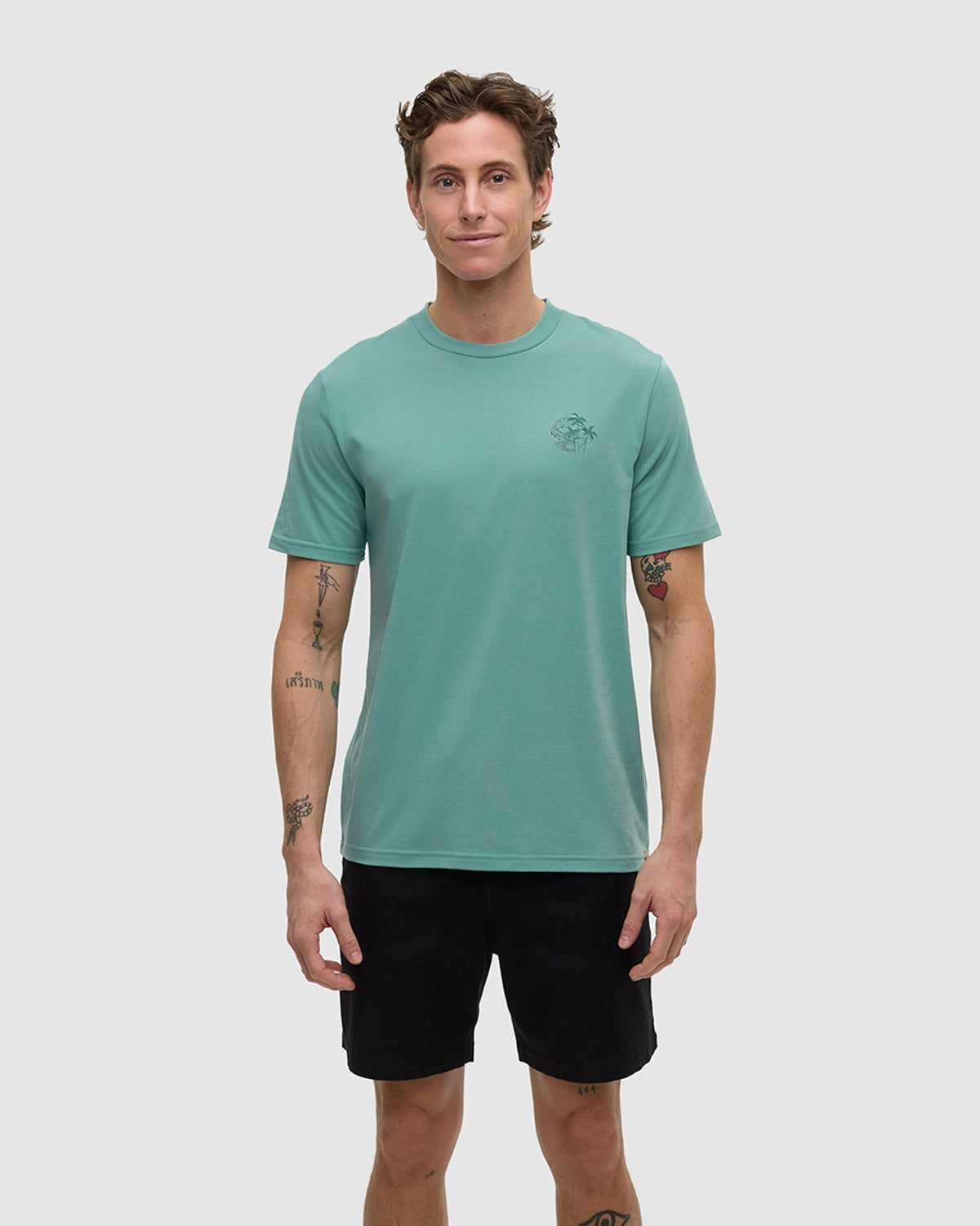 Haiti Palm Overlay T-Shirt-3