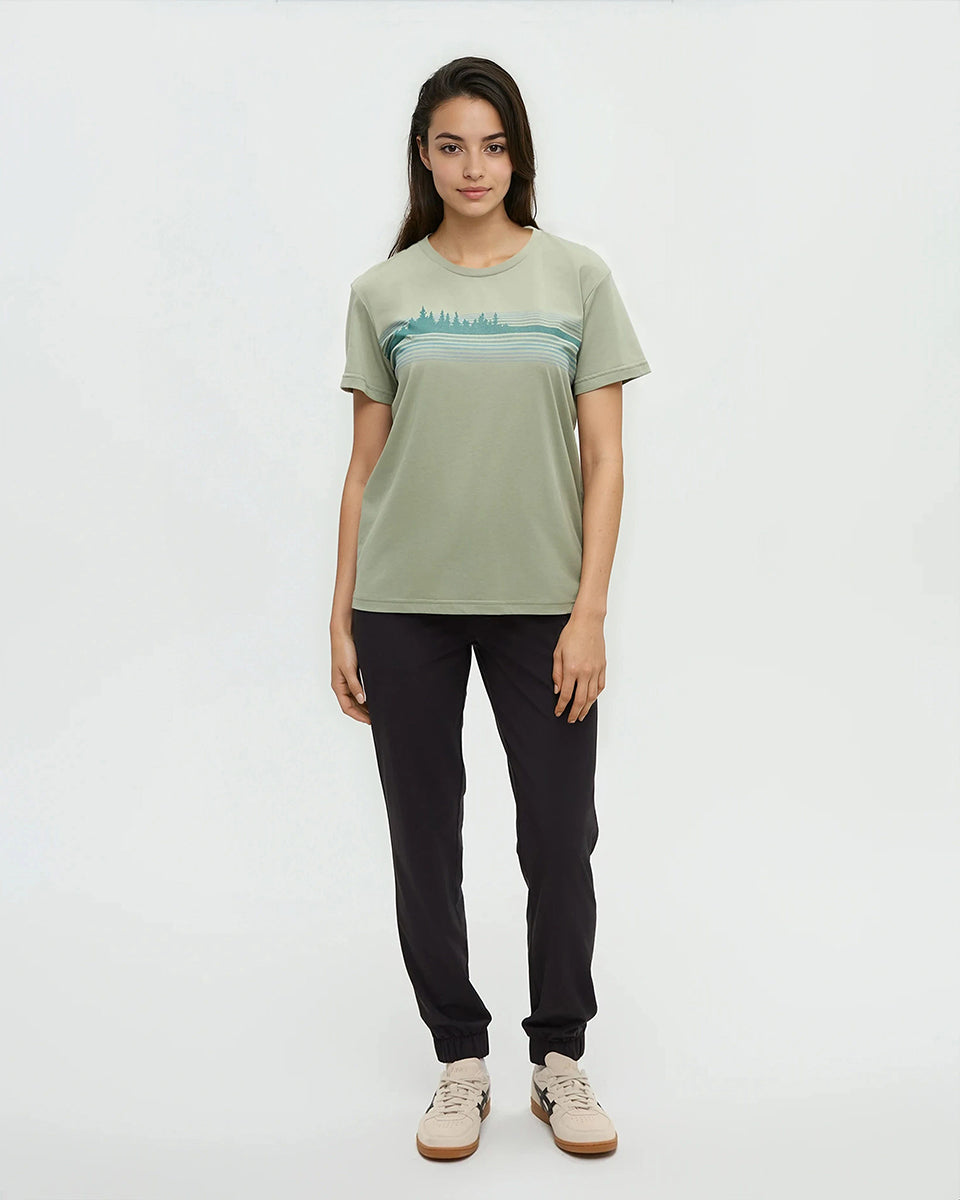 Wildfire Retro Treeline T-Shirt-2