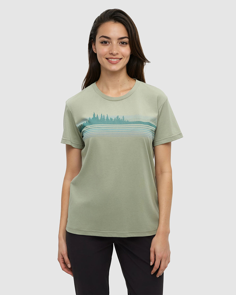 Wildfire Retro Treeline T-Shirt-1