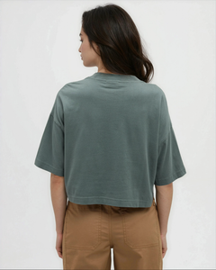 Parks Landscape Oversized Crop T-Shirt-2
