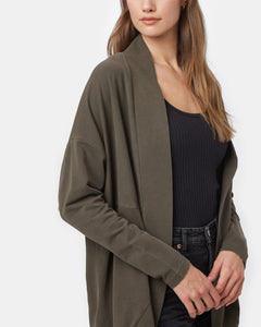 French Terry Cocoon Cardigan-4