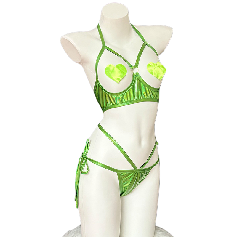 Anime Bunny Girl Style Neo Chrome Swimwear Sexy Bikini Cosplay Lingerie-8