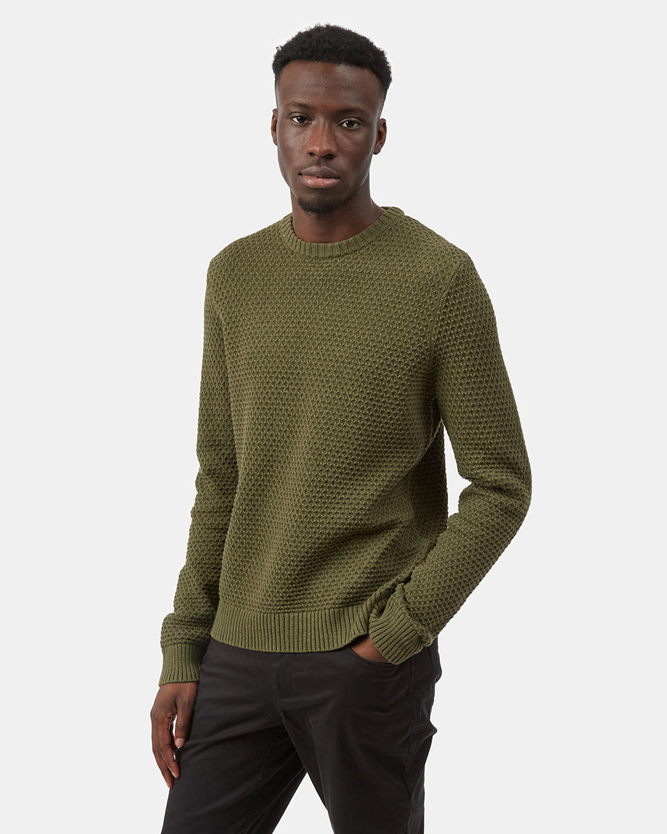 Highline Waffle Stitch Crew-2