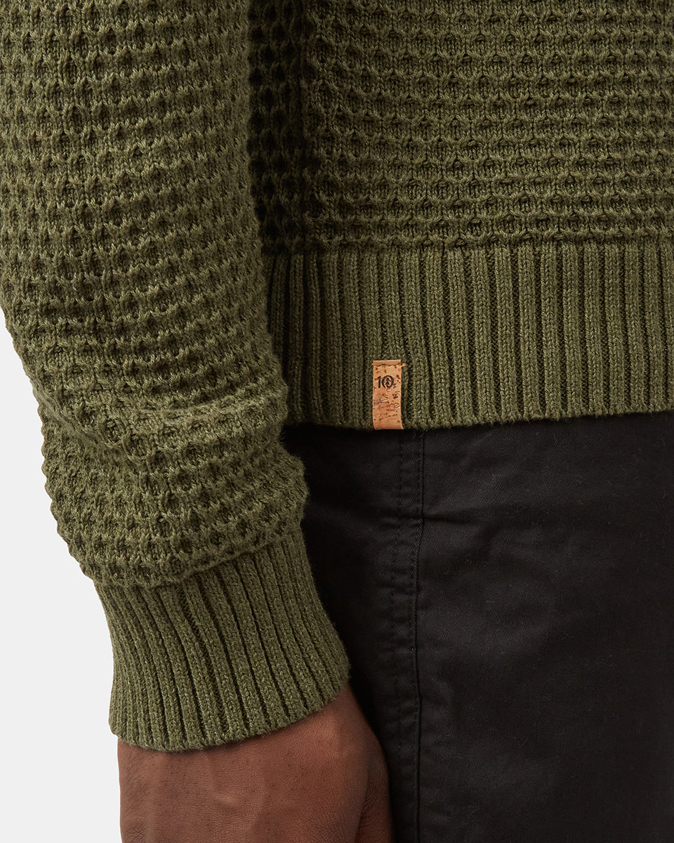 Highline Waffle Stitch Crew-4