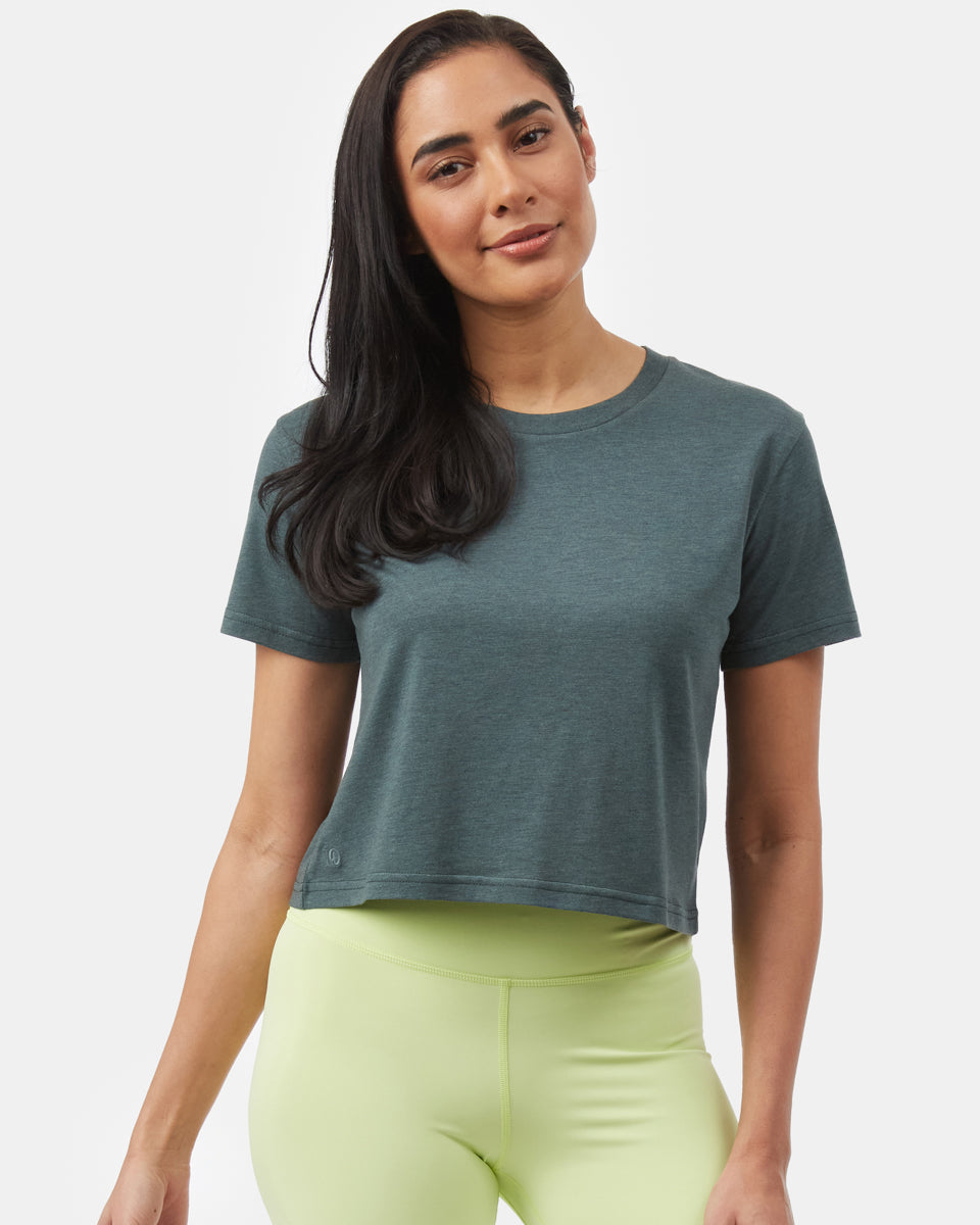 TreeBlend Cropped Relaxed T-Shirt-2