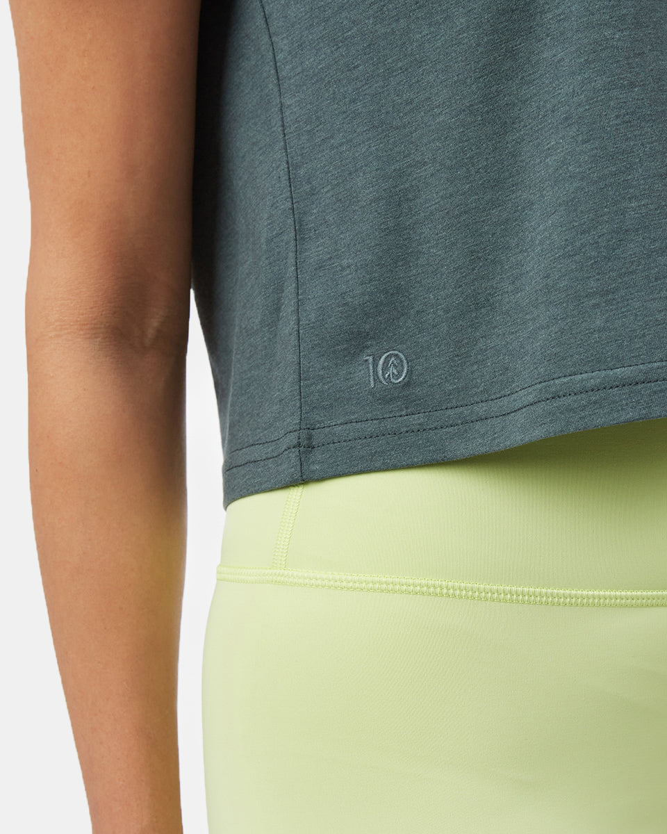 TreeBlend Cropped Relaxed T-Shirt-5