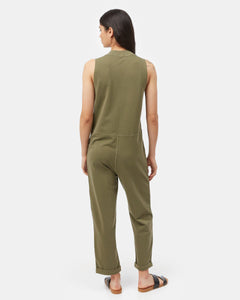French Terry V-Neck Jumpsuit-3