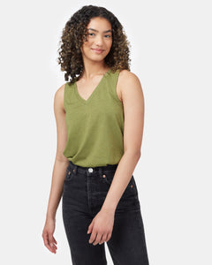 TreeBlend V-Neck Tank-2