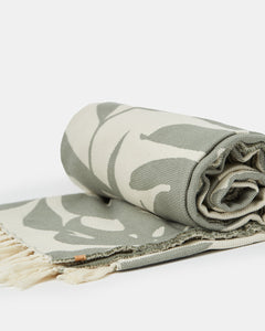 Organic Cotton Vintage Jungle Beach Blanket-2