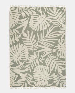 Organic Cotton Vintage Jungle Beach Blanket-1