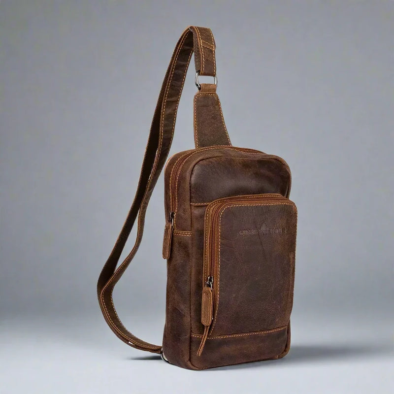 Greenwood Leather Hamilton Crossbody Bag Backpack-6