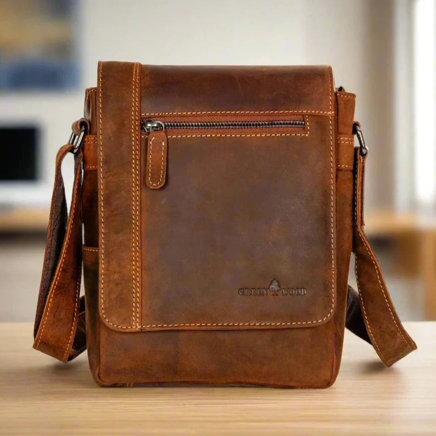 Greenwood Leather Henry Mini-Messenger Bag-1