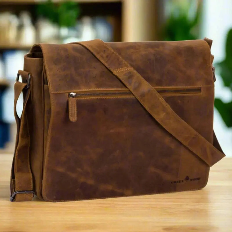 Greenwood Leather Laptop Bag-6
