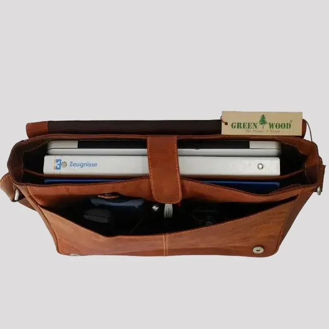 Greenwood Leather Laptop Bag-9