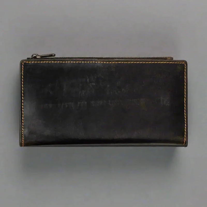 Greenwood Leather RFID Wallet with Zipper Pocket-4