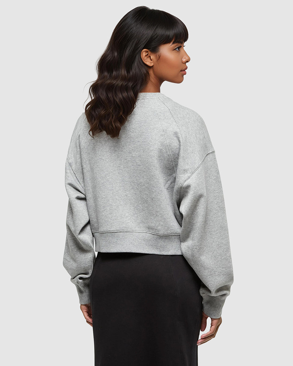 Bluffs Cropped Crew-3