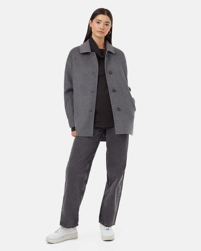 Wool Button Front Coat-2
