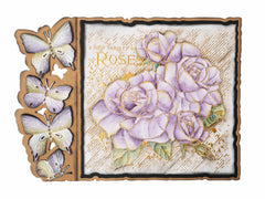 SL Clear Stamp Roses Grunge Collection 122x122x3mm 1 PC nr.401-3