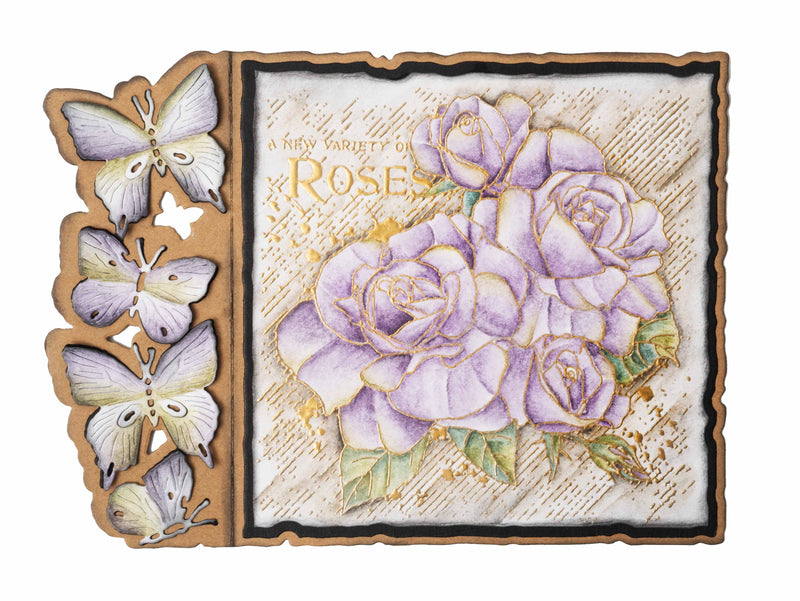 SL Clear Stamp Roses Grunge Collection 122x122x3mm 1 PC nr.401-3