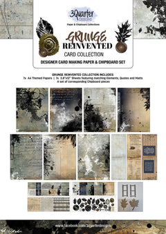 3Quarter Designs Grunge Reinvented Card Collection-1