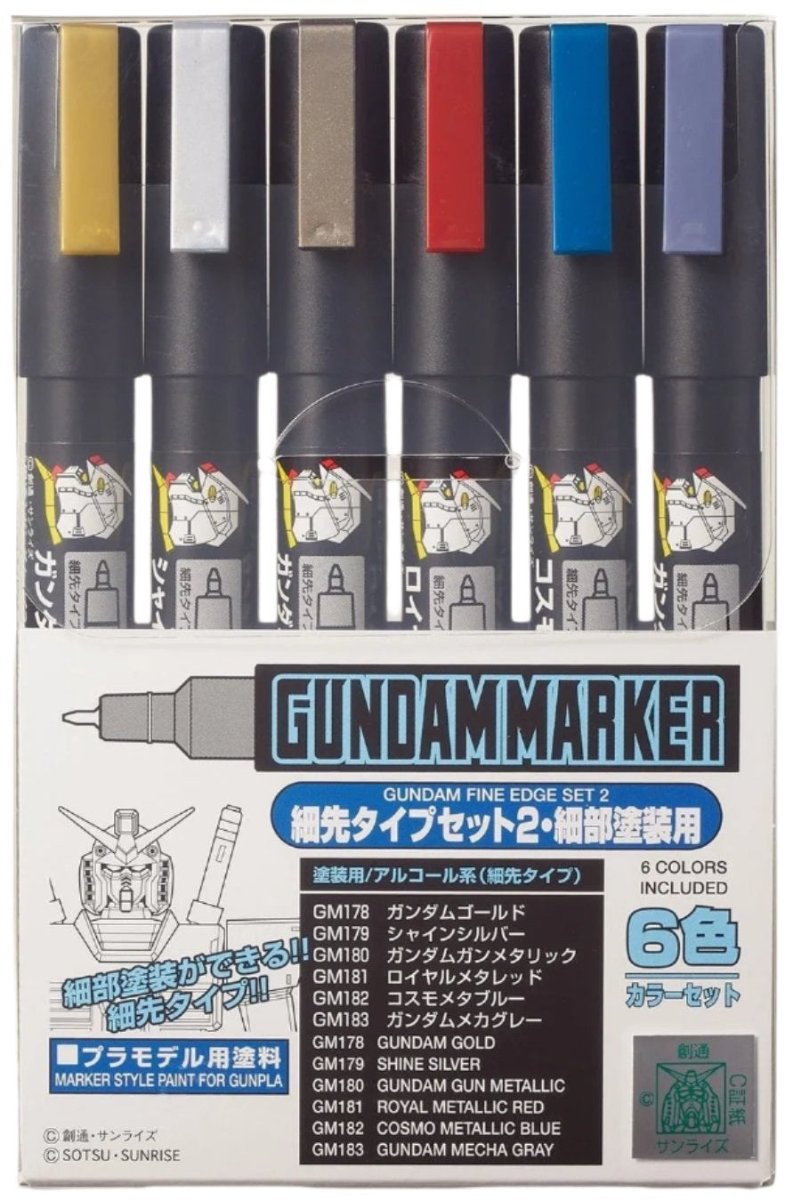 GUNDAM MARKER FINE EDGE SET 2