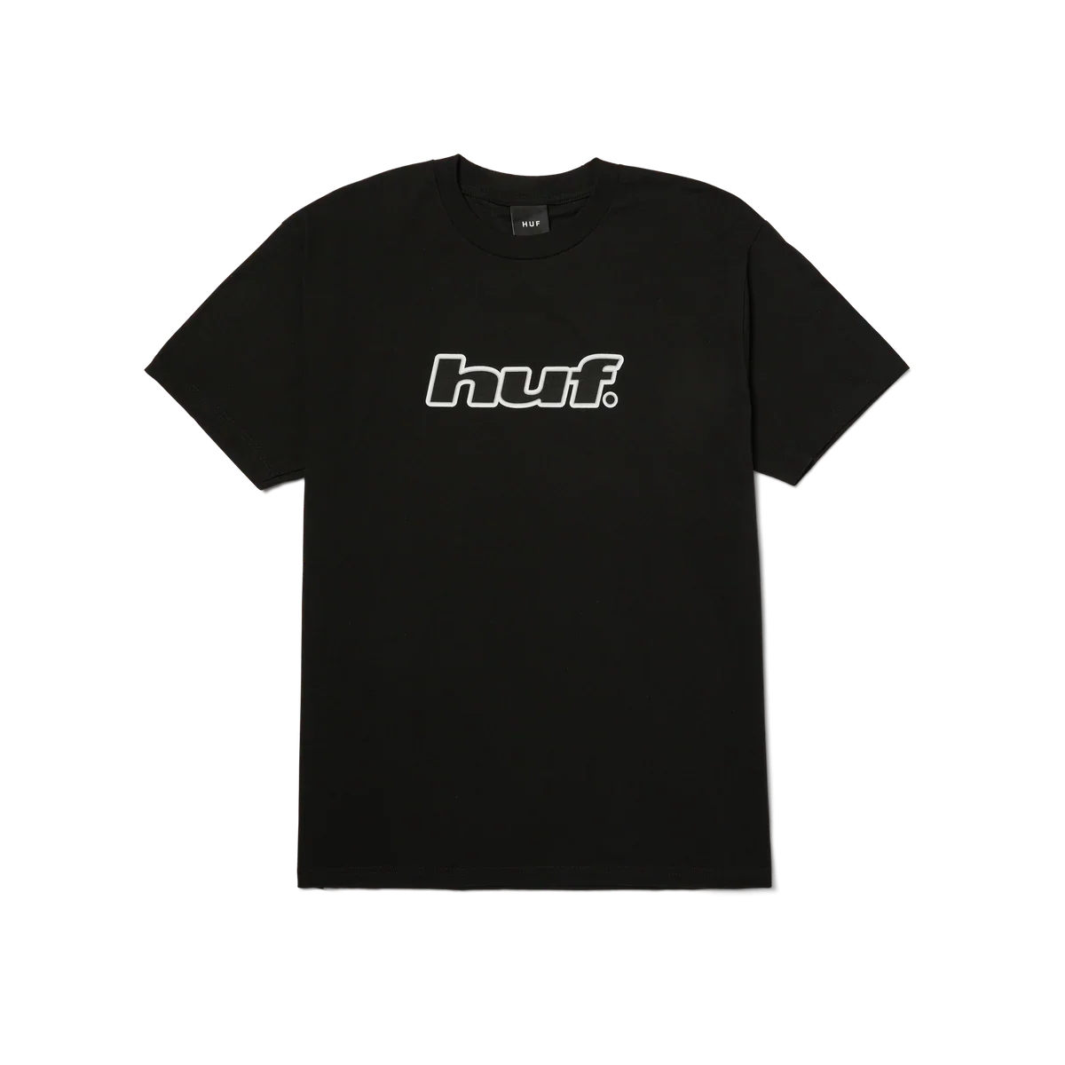 HUF 'H Dot' Tee - Black-1