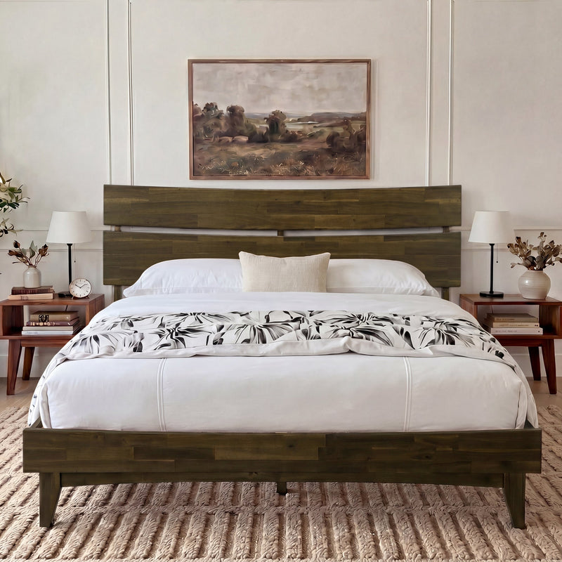 Aurora Solid Wood Bed Frame-3