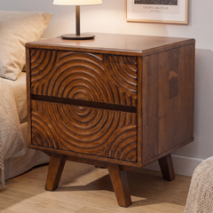 Harmony Solid Wood Nightstand-12
