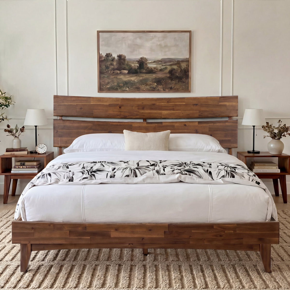 Aurora Solid Wood Bed Frame-33