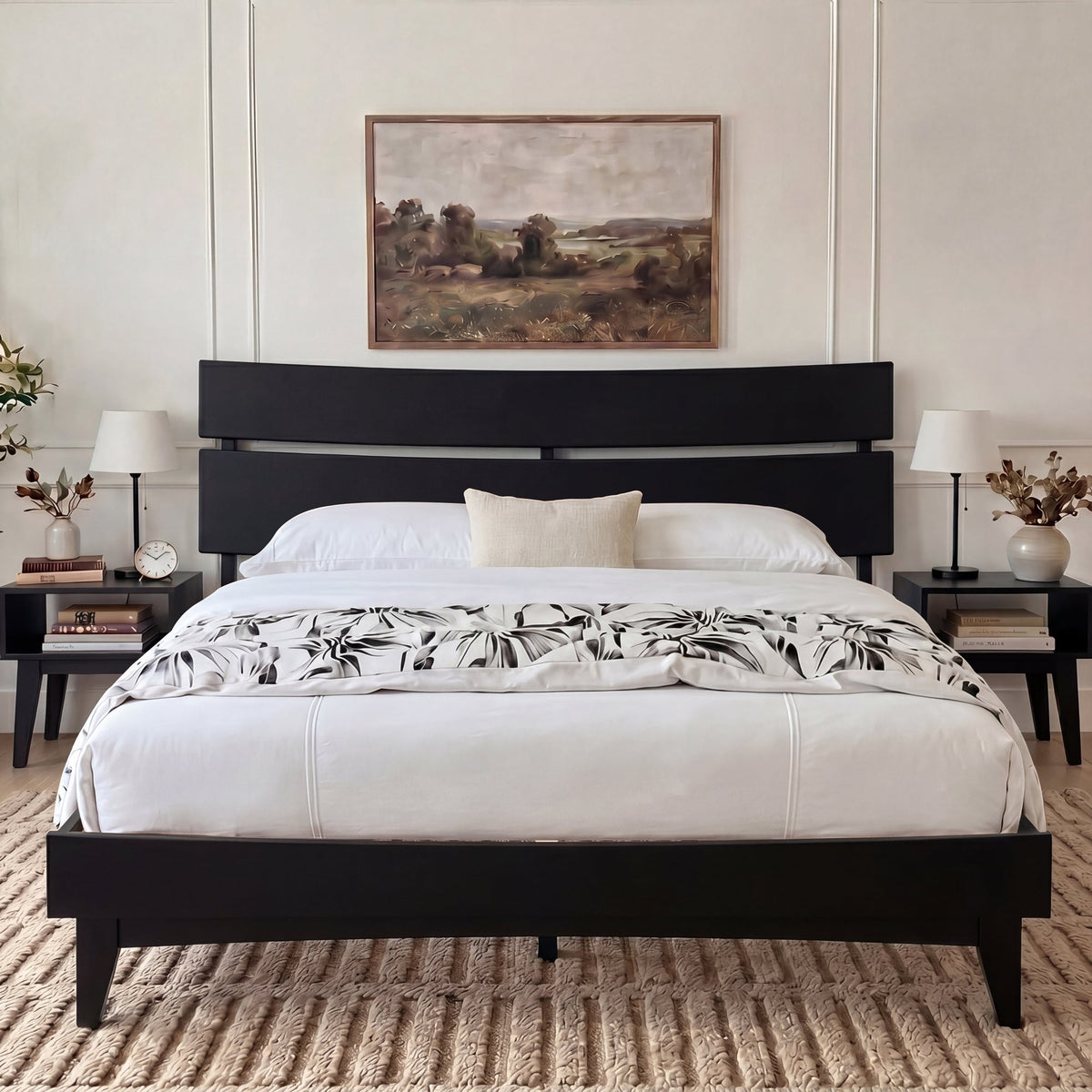 Aurora Solid Wood Bed Frame-43