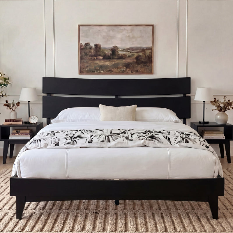 Aurora Solid Wood Bed Frame-43