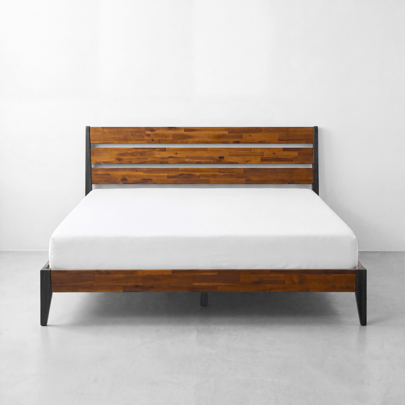 Emery Solid Wood Bed Frame-35