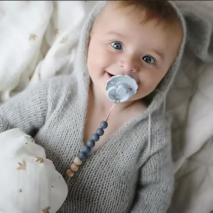 Wood + Silicone Pacifier Clips | Wild Baby