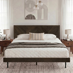 Alander Solid Wood Bed Frame-3