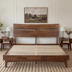 Aurora Solid Wood Bed Frame-32